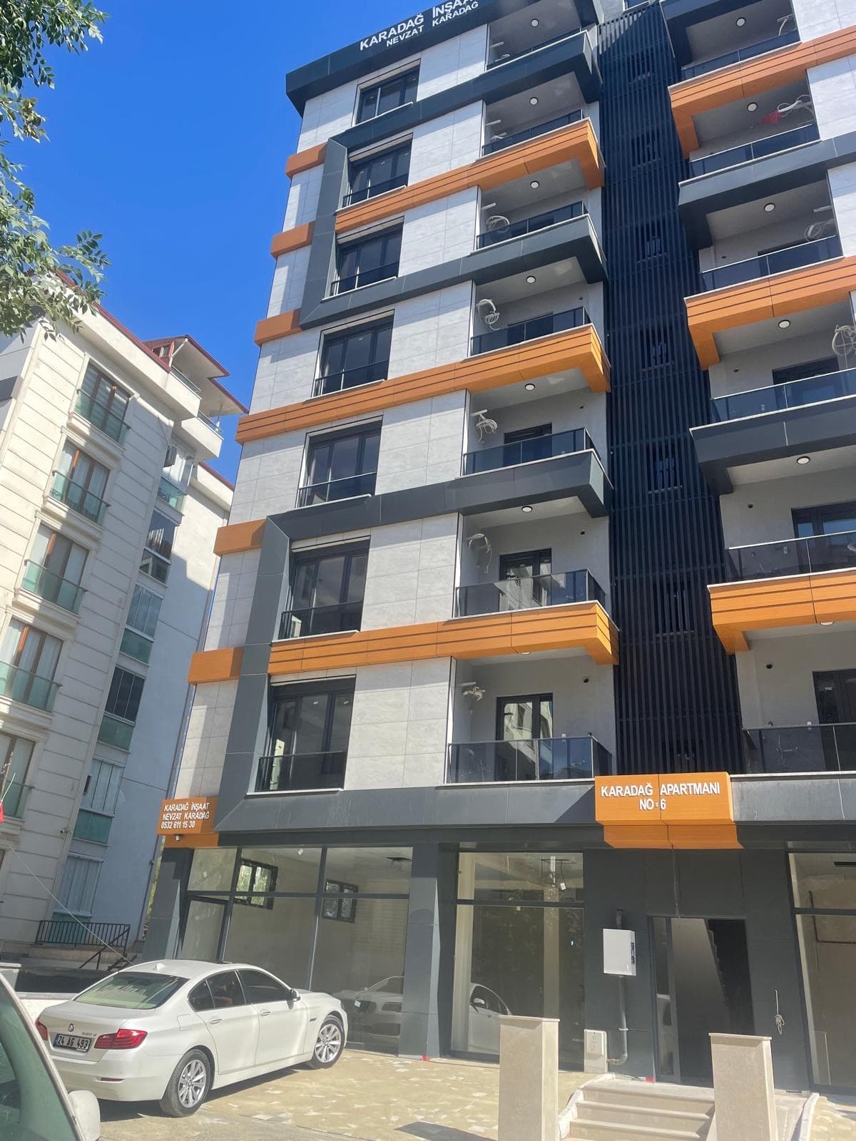 Karadağ Apartmanı Soğanlık Kartal konut projesi bina ve tabela görünümü